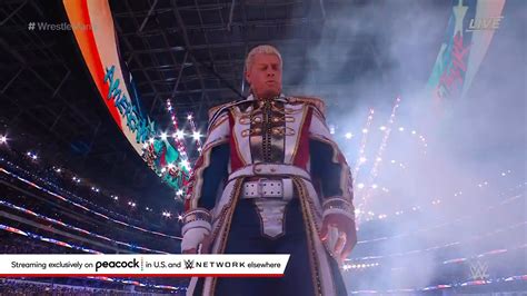 WrestleMania 39: Cody Rhodes makes his entrance | Cody Rhodes ...