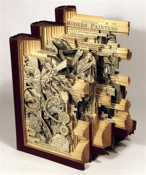 50 Beautiful book sculptures | AntsMagazine.Com | Book sculpture, Book ...