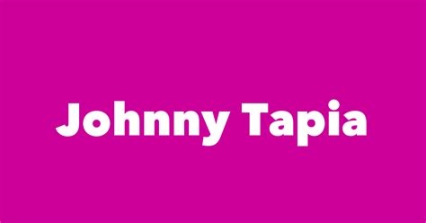 Johnny Tapia - Spouse, Children, Birthday & More