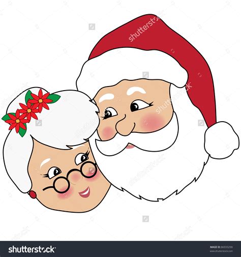 Mr. And Mrs. Claus Clip Art