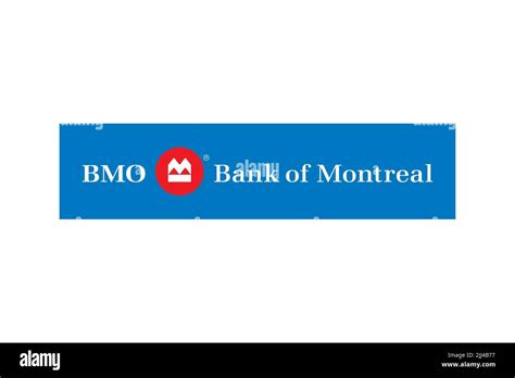 Bank of Montreal, Logo, White Background Stock Photo - Alamy