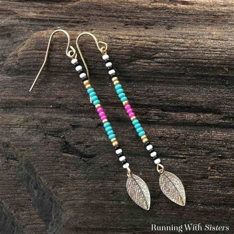 Pin by shyrik k on Jewelry Beads | Beaded earrings diy, Diy wire earrings, Beaded leaf