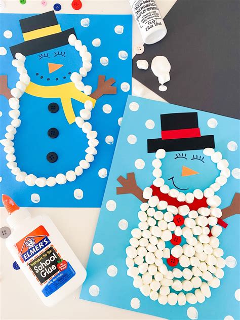 20 FUN Snowman Crafts for Preschoolers (2024) – ABCDee Learning