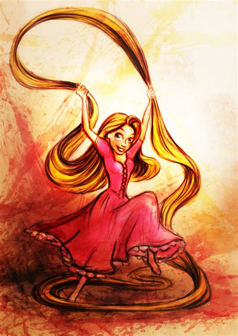 Tangled - Rapunzel by vivsters on DeviantArt