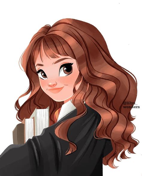 Lily’s Wonders on Instagram: “Hermione Granger for today’s post! I loved drawing her an ...