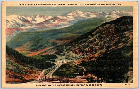 Denver & Rio Grande Western Railroad, East Portal, Moffat Tunnel, CO ...