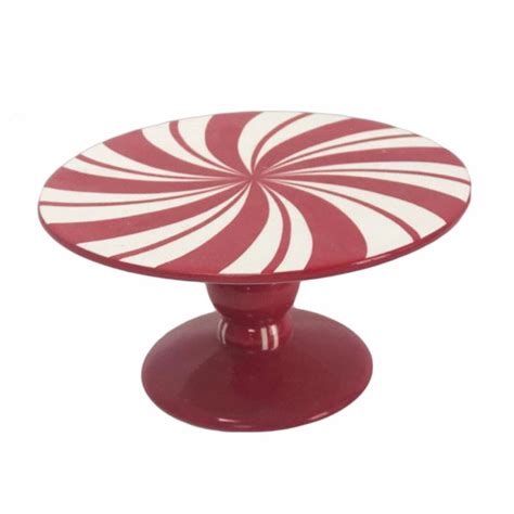 Buy Peppermint Swirl Cake Stand online from Unreal Christmas Trees