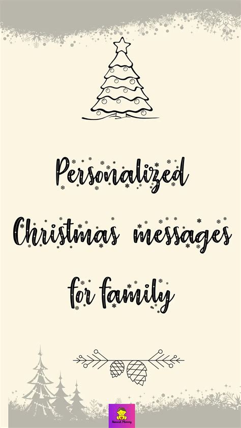 40 Best Personalized Christmas Messages For Family: IDEAS