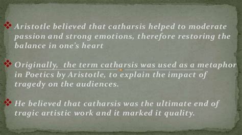 Theory of catharsis