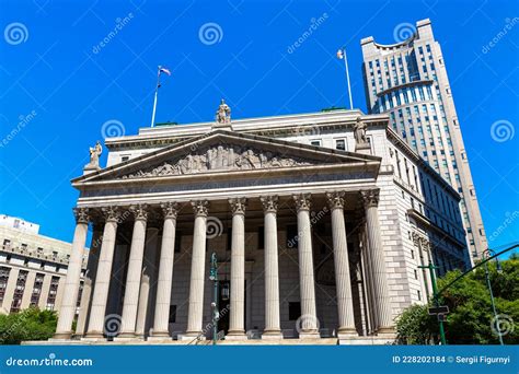 New York County Supreme Court Stock Photo - Image of architecture ...