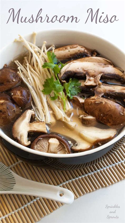 Mushroom Miso Soup | Healthy recipes, Cooking recipes, Vegetarian recipes