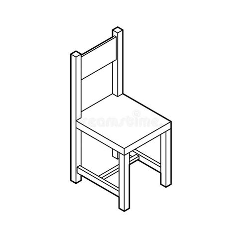 Isometric Chair Vector Stock Vector - Image: 40215992