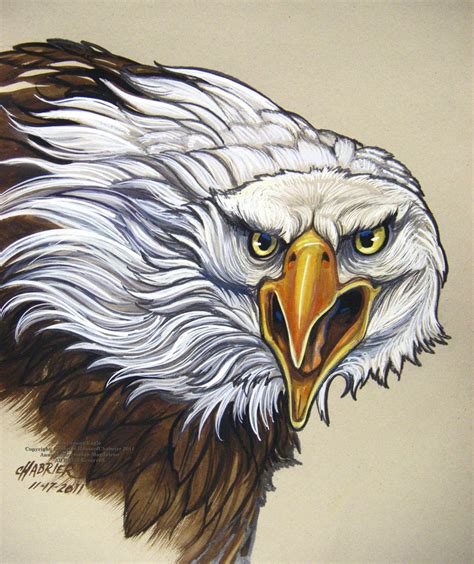 Screaming eagle head | Tattoos | Pinterest