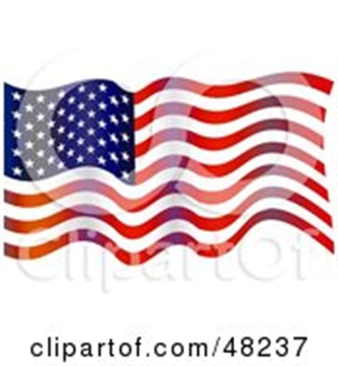 Waving American Flag With A Shadow On White Posters, Art Prints by - Interior Wall Decor #48242