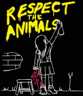 vegangrafik: respect the animals