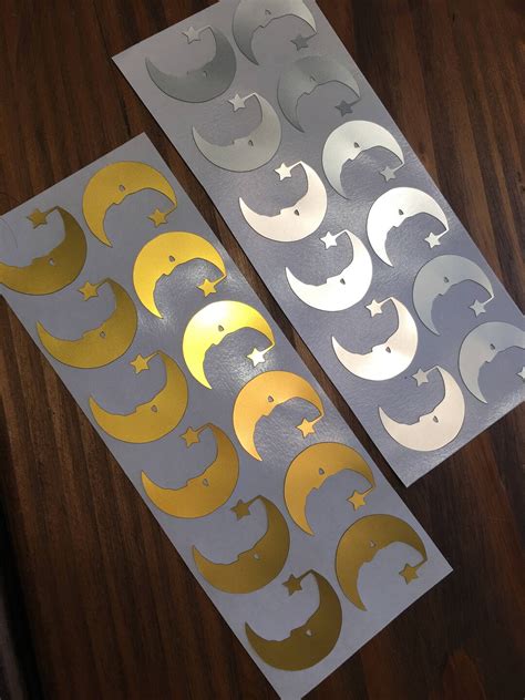 Moon and Stars Stickers / to the Moon and Back/ Halloween Stickers ...