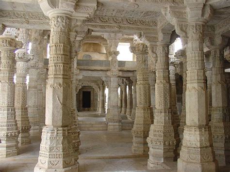 The White Temple of Ranakpur: 1444 Decorated Pillars and No Two are Alike! | Ancient temples ...