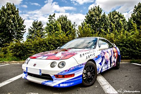 Honda Integra Type R DC2 Itasha Racing Style itasha touhou with reimu ...