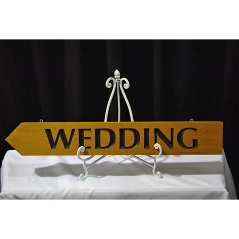 Medium Wooden Wedding Arrow Sign