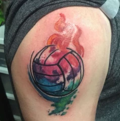 25 Amazing Volleyball Tattoos Designs with Meanings and Ideas - Body ...