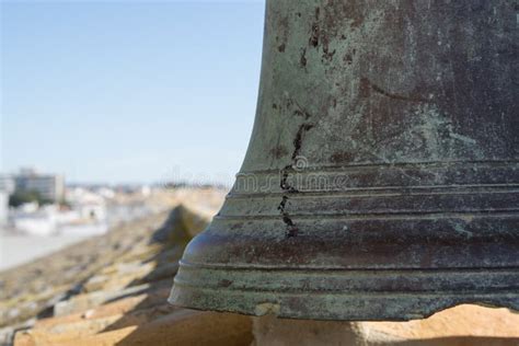 Close Up Detail of Faro Cathedral Bell Stock Image - Image of background, ancient: 122666715