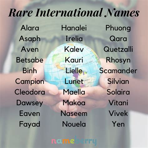 44++ What are the rarest names in the world info | themostpopular