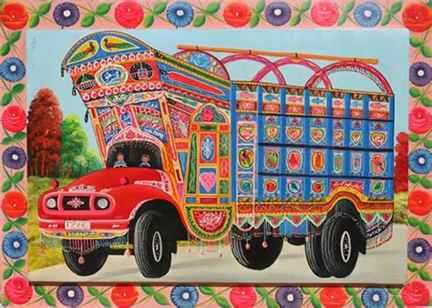 Truck art pakistan, Pakistan art, Truck art