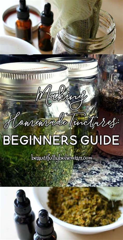 Making Homemade Tinctures: Beginners Guide | Tinctures recipes, Herbal medicine recipes, Herbal ...