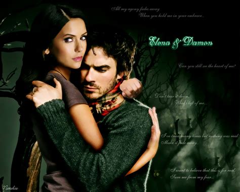 Elena & Damon - The Vampire Diaries Wallpaper (16023392) - Fanpop