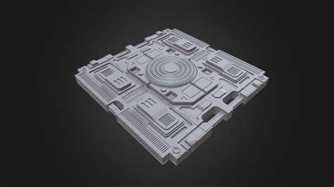 Sci-fi Floor Section KB006 - Download Free 3D model by d880 (@distance880) [97b5d1d] - Sketchfab
