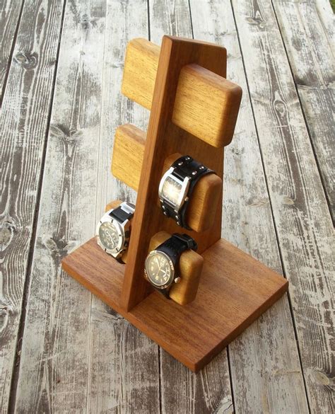 Modern, handmade Watch stand watch display watch holder Más - My Wood Crafting | Watch holder ...