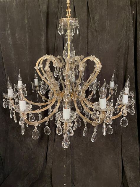 Fantastically Beautiful Chandelier Crystal Brass For Sale at 1stDibs