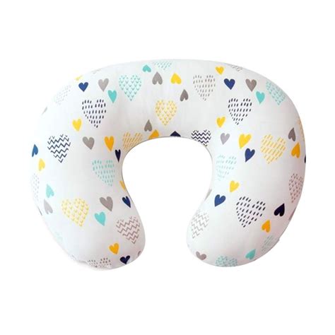 Print U-shape Nursing Pillow Breathable Breastfeeding Pillow Removable Slipcover - Walmart.com