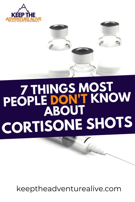 7 Things most DON'T KNOW about a cortisone shot in the knee - Keep the ...