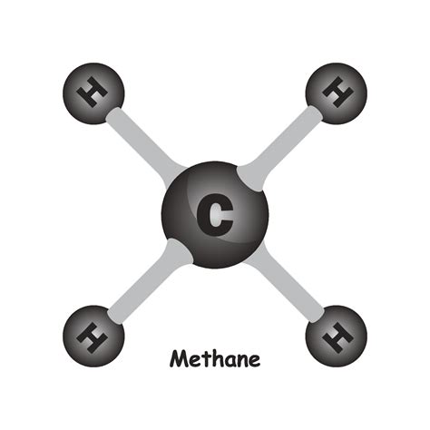 Methane molecule icon 26499483 Vector Art at Vecteezy