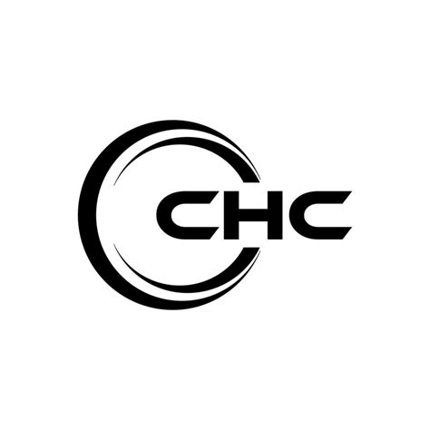 CHC letter logo design in illustration. Vector logo, calligraphy ...