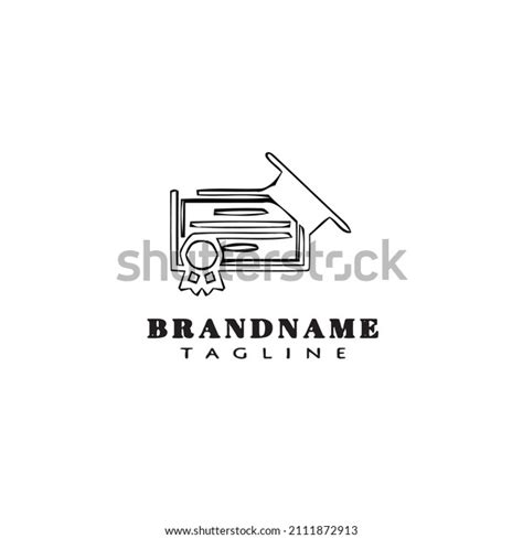 Certificate Logo Cartoon Icon Design Template Stock Vector (Royalty Free) 2111872913 | Shutterstock