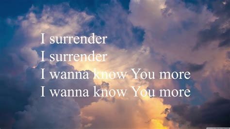 Surrender Lyrics