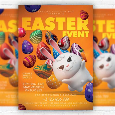 Easter Event - Flyer PSD Template | ExclusiveFlyer Free Flyer Templates, Free Business Card ...