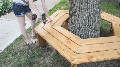 Build a Bench Around a Tree - FineWoodworking | Bench around trees, Diy ...