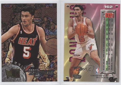 1995-96 Fleer Metal #162 Sasha Danilovic Miami Heat RC Rookie ...