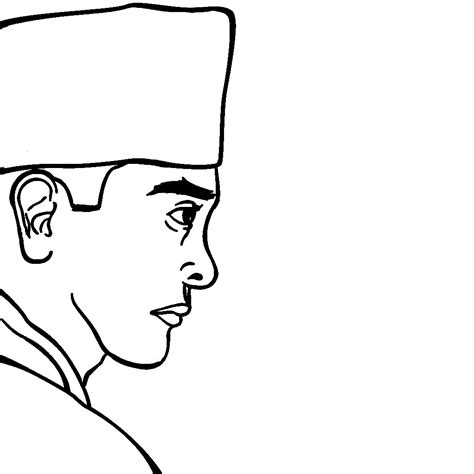 Sorot mata Ir. Soekarno serius