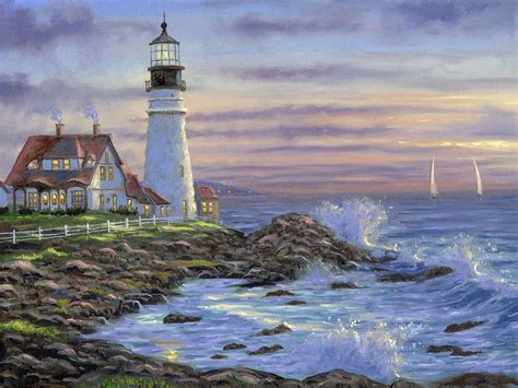 Gallery - Robert Finale | Robert Finale Editions | Lighthouse painting ...