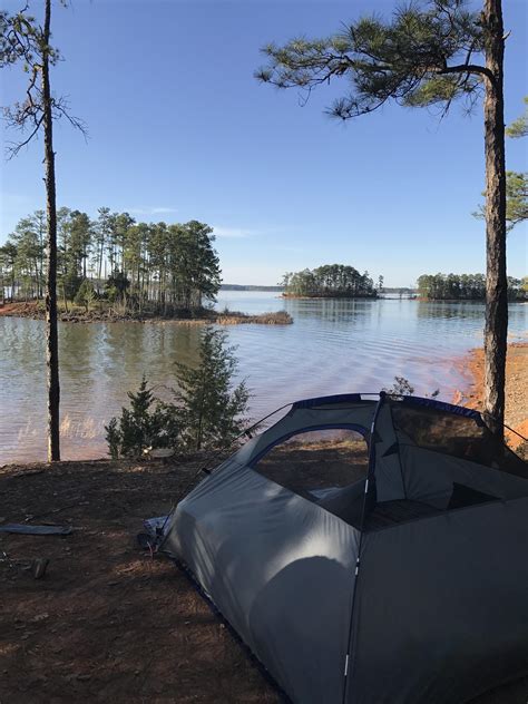 Beautiful campsite at Clarks Hill Lake, South Carolina : r/camping