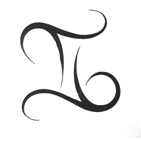 Tattoo Ideas Pretty Gemini Symbol - bmp-411