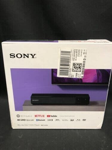 Sony BDP-S6700 Streaming 4K Upscaling Wi-Fi Built-In Blu-ray Player - Black 490080610594 | eBay