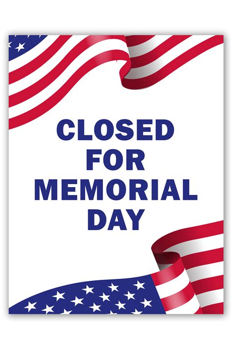 printable-sign-closed-memorial-day-example-8 - Mom Envy