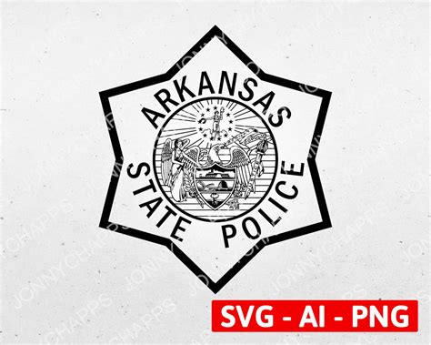 Arkansas State Police Badge AR Trooper Highway Patrol Seal - Etsy