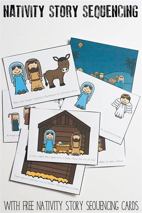 Printable Nativity Story Sequencing - Printable Word Searches