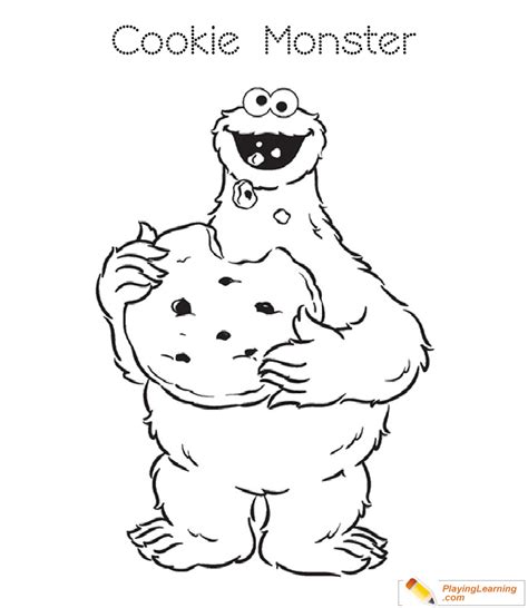 49+ Cookie Monster Coloring Sheet